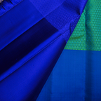 Parrot Green Kanchipuram Silk Saree with Anandha Border