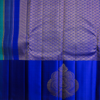 Parrot Green Kanchipuram Silk Saree with Anandha Border