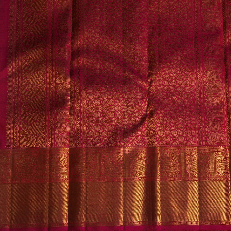 Pink Kanchipuram Silk Saree