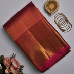 Pink Kanchipuram Silk Saree