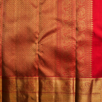 Pure Red Kanchipuram Silk Saree – EM
