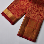 Pure Red Kanchipuram Silk Saree – EM