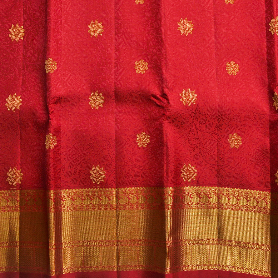 Samundrika Pattu – Red EM Kanchipuram Silk Saree