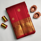 Samundrika Pattu – Red EM Kanchipuram Silk Saree