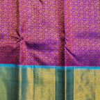 Violet Rose Kanchipuram Pure Silk Saree