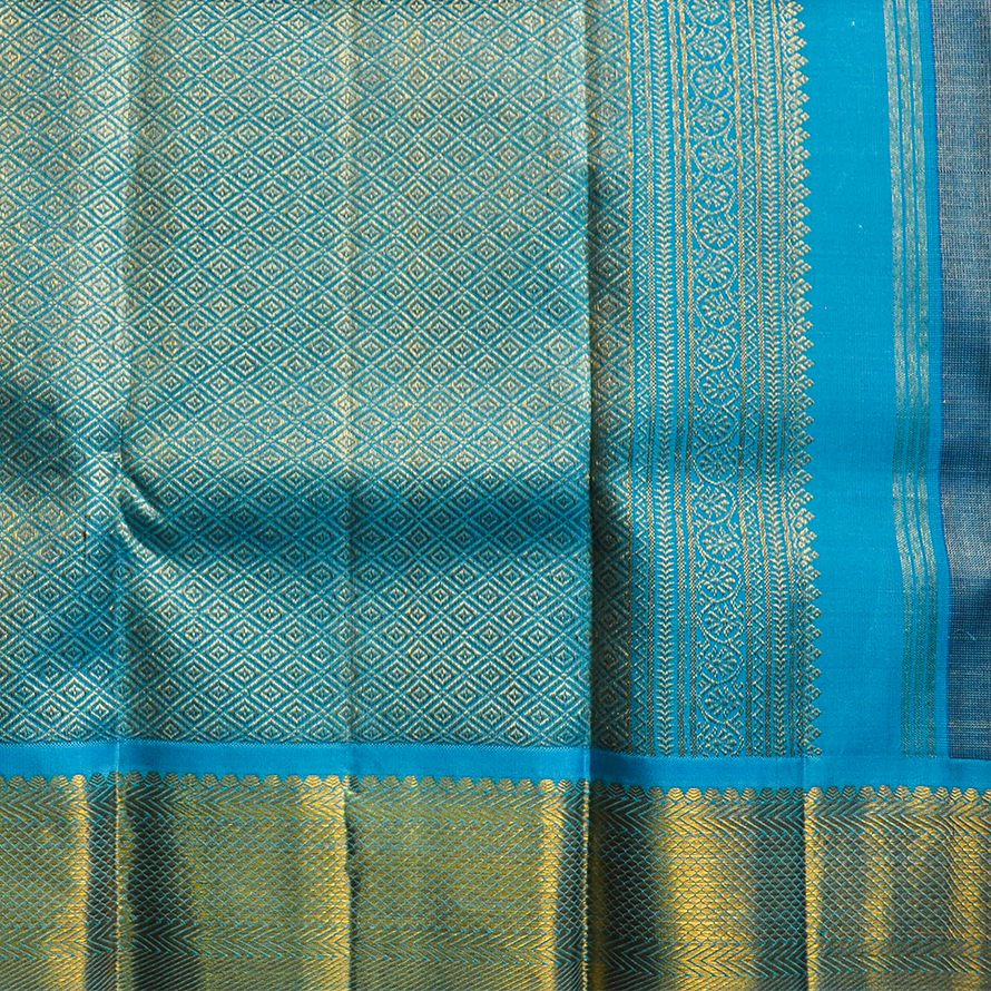 Violet Rose Kanchipuram Pure Silk Saree