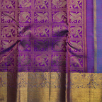 Violet Rose Self Design Kanchipuram Silk Saree