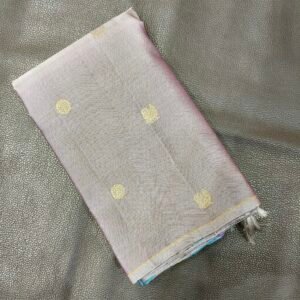 Chocolate Brown Kanchipuram Pure Silk Saree with Peacock Zari Motifs and Double Self Pallu