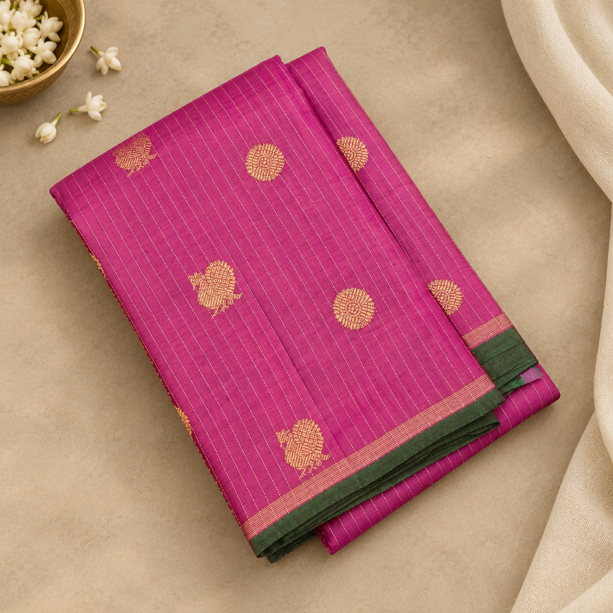 Majantha Ananya Silk Saree with Rich Zari Pallu